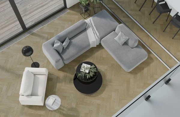 Паркетная доска Quartz Parquet Английская Ёлка Дуб Карельский 33-419 в Кургане