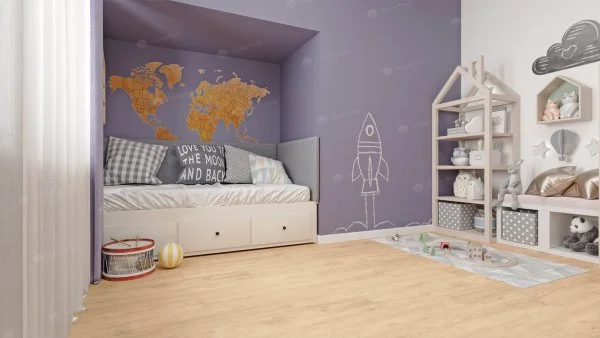 Каменно-полимерная плитка Alpine Floor Classic Дуб Ваниль Селект ECO 106-3, 4мм 43 класс в Кургане