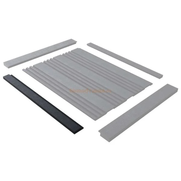 Финишный молдинг LF124A BK114K правый декорированный (42х12х2700мм) в Кургане