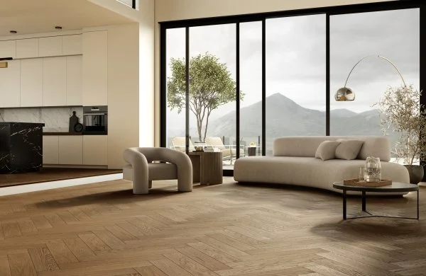 Паркетная доска Quartz Parquet Английская Ёлка Дуб Рустикальный 33-410 в Кургане