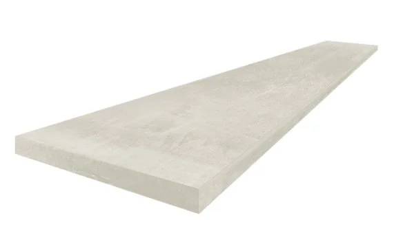 Керамогранит Coliseum Экспо Уайт Ступень угловая левая (Натуральный, 33х60) в Кургане