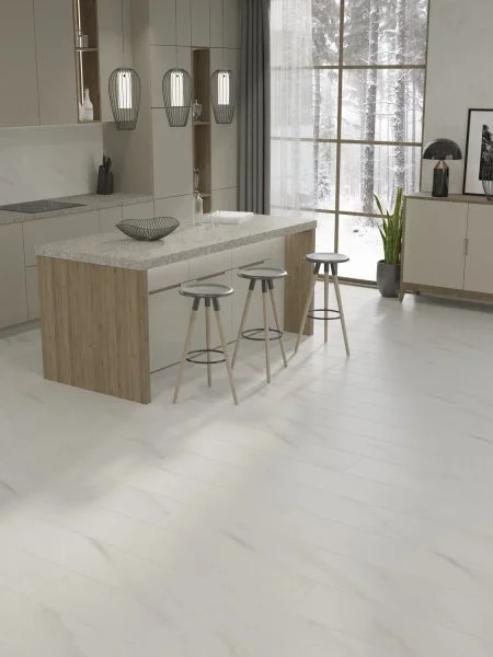 Ламинат Egger PRO 8/33 4V Large Aqua+ Мрамор Леванто белый EPL245 в Кургане