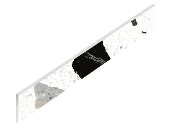 Керамогранит Coliseum Палладио Уайт Плинтус (Натуральный, 7,2х60) в Кургане