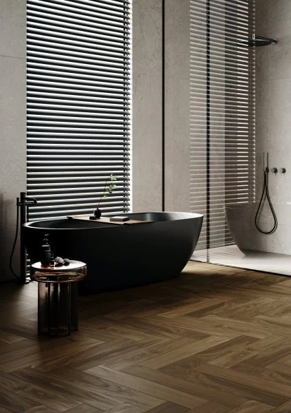 Паркетная доска Quartz Parquet Английская Ёлка Орех Американский 33-400-29 в Кургане