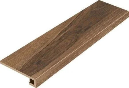 Керамогранит Italon Мезон Волнат ступень угловая правая 330*1200 в Кургане