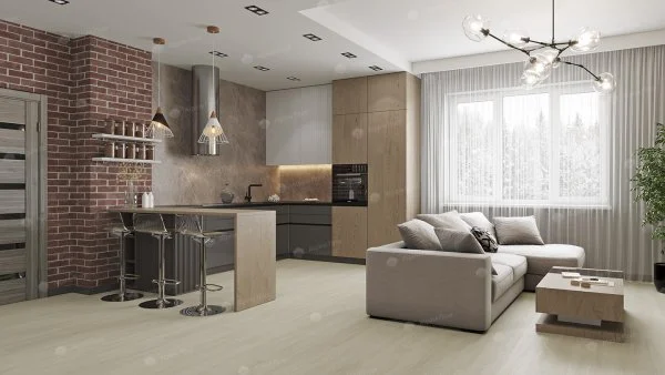 Каменно-полимерная плитка Alpine Floor Solo Ленто ECO 14-5, 3,5 мм 34 класс в Кургане