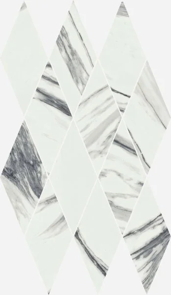 Керамогранит Italon Шарм Делюкс Статуарио Фантастико 28х48 мозаика Даймонд (Люкс) в Кургане