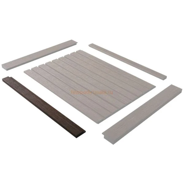 Финишный молдинг LF124A BR396 правый декорированный (42х12х2700мм) в Кургане