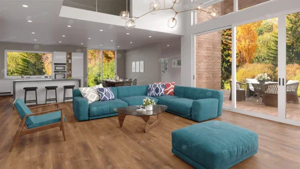 Кварц-виниловая плитка Alpine Floor Premium XL Дуб Насыщенный ЕСО 7-7, 8 мм. 43 класс в Кургане