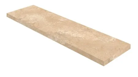 Керамогранит Coliseum Аурелия Беж Ступень угловая правая (Натуральный, 33х120) в Кургане