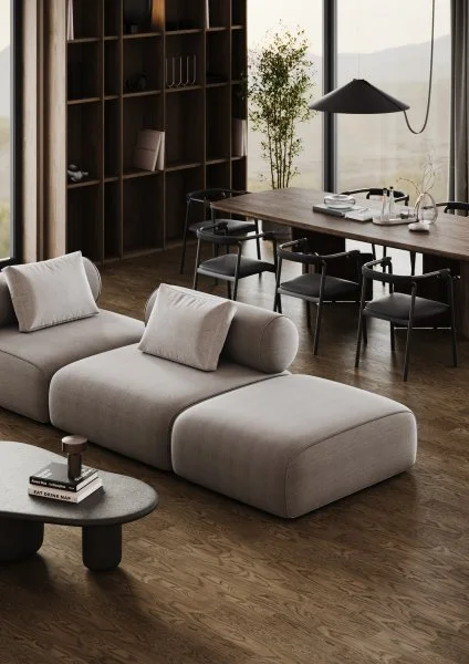 Паркетная доска Quartz Parquet Штучный паркет Дуб Брауни 44-413 в Кургане