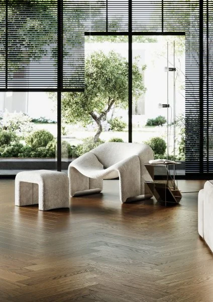 Паркетная доска Quartz Parquet Английская Ёлка Дуб Рустикальный 33-410 в Кургане