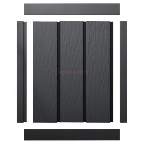 Финишный молдинг LF124A GR15K правый декорированный (42х12х2700мм) в Кургане