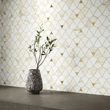 Керамогранит Italon Этернум Каррара Мозаика Вертекс 25.8х30 (Натуральная) в Кургане