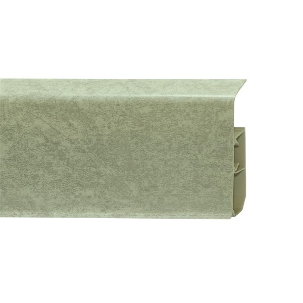 Пластиковый плинтус Royce №339 Мрамор Светлый (80х24х2200мм) в #REGION_NAME_DECLINE_PP#