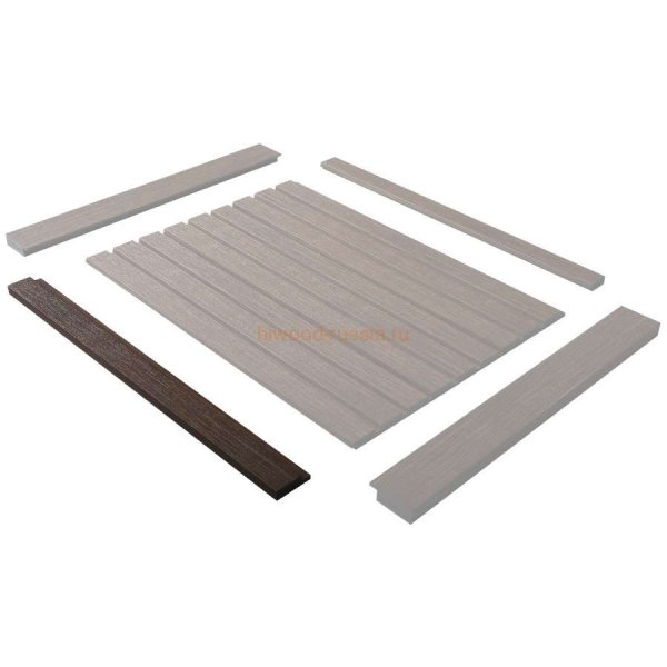 Финишный молдинг LF124A BR396 правый декорированный (42х12х2700мм) в #REGION_NAME_DECLINE_PP#